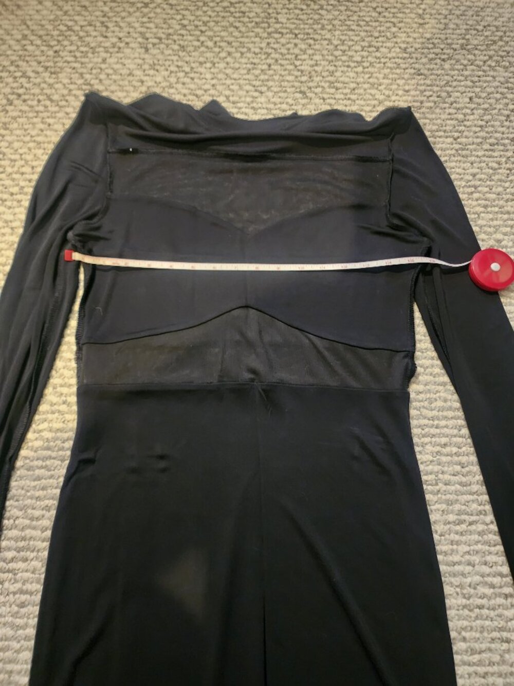 Staud Mock Neck Mini Dress size L - Picture 4 of 5